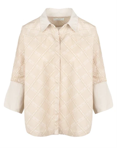 Hést - Arya Printed Skjorte - Humus 